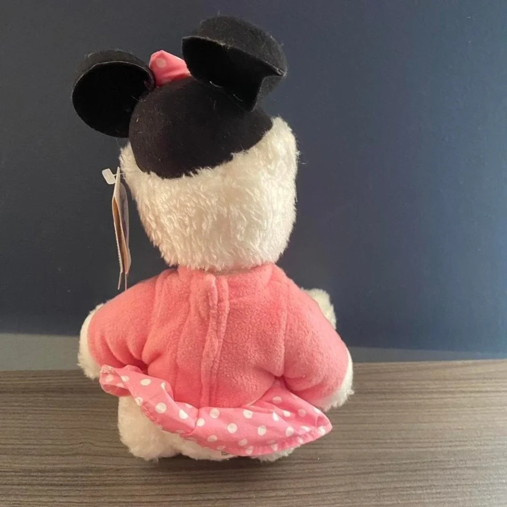 Disneyland Minnie Mouse Bear Plush – Pink Sweater & Polka Dot  Collectible Teddy
